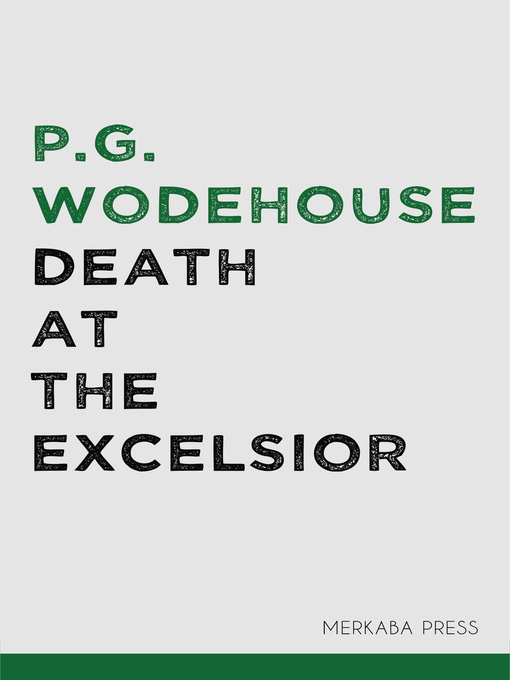 Cover image for Death at the Excelsior